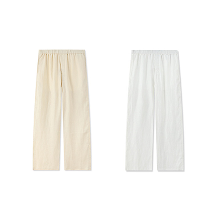 loro piana 26ss marlyn linen wide leg trousers